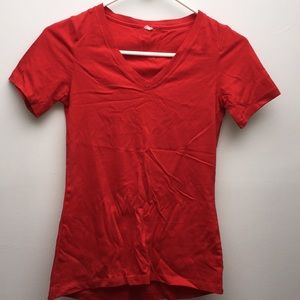 Red V-Neck T-Shirt